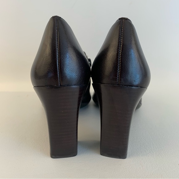 Franco Sarto Brown Vegan Leather Booties - Picture 5 of 8